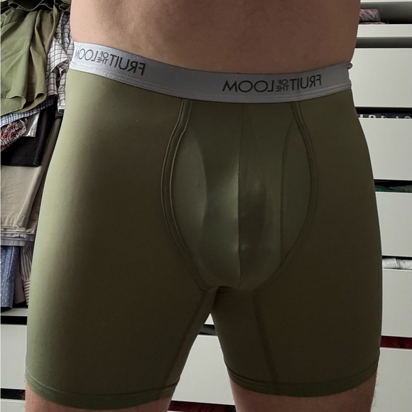 Fruit of the Loom Boxer Briefs in Blue, Gray, and Green - Picture 3 of 3